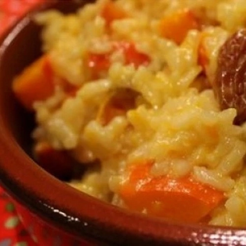 Risotto de potimarron à l'orientale