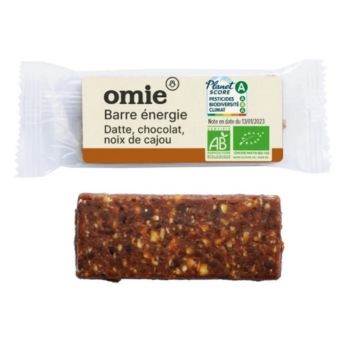 Barre Énergie Fruits Secs & Chocolat Bio